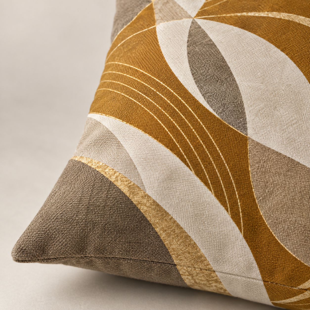 Arcfield Pillow — Ochre — view 3 of 5