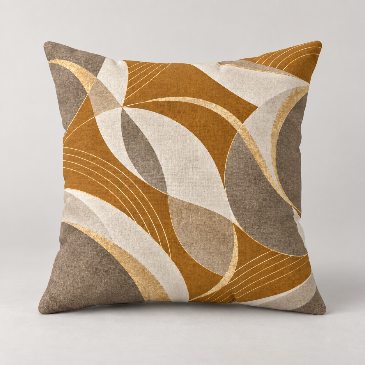 Arcfield Pillow — Ochre — view 4 of 5