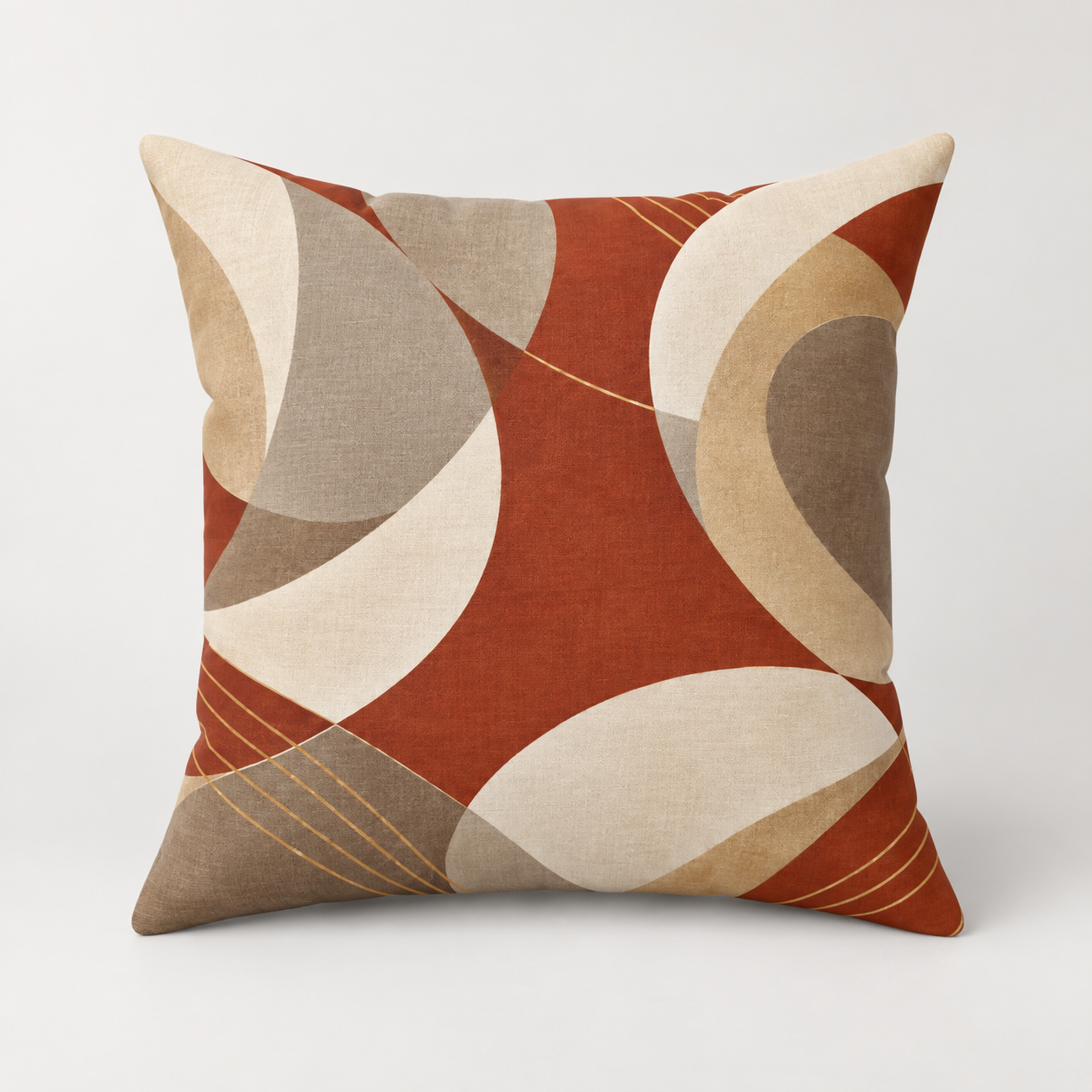 Arcfield Pillow — Terracotta — view 4 of 5